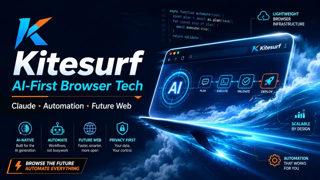 Kitesurf: How an AI-First Browser Could Change Claude, Automation, and the Future of the Web