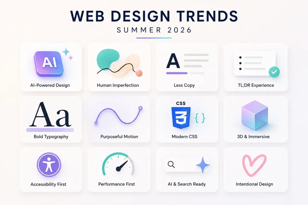 Web Design Trends: The Summer of 2026